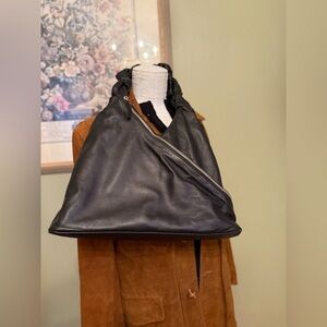 Black Vince Camuto Jilli Hobo style shoulder bag